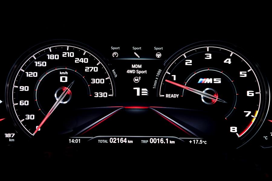 Панель приборов BMW M5 Competition (F90) 2018 года  (WW) (фото 142 из 151)